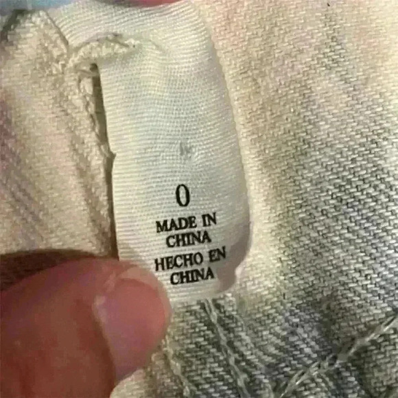 Future Collective Women's High-Rise Midi Denim Skirt Light Wash Size 0 - Picture 5 of 9